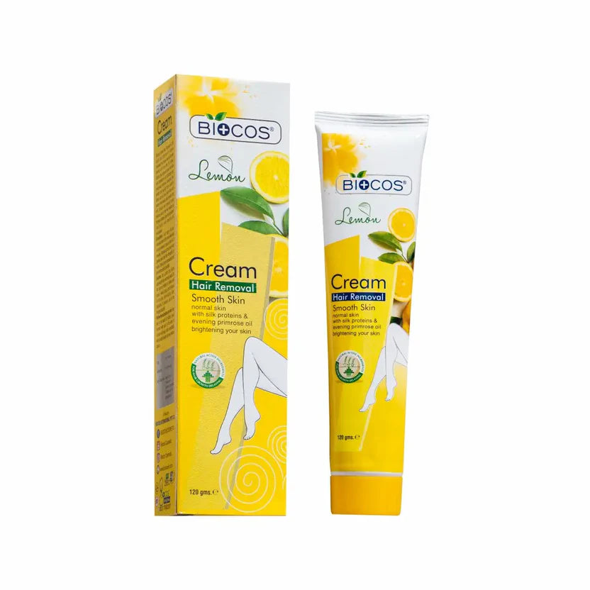 Lemon Hair Removal Cream With Vitamin E Moisturising Formula