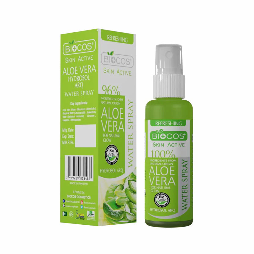 Aloe Vera Hydrating Water Mist Spray Replenishes Dry Skin
