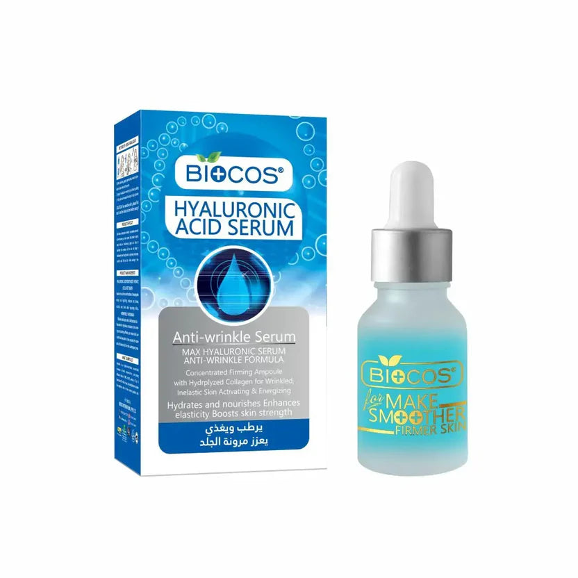 Hyaluronic Acid Serum Advanced Hydrating & Anti-Aging Facial Serum With Vitamin B3 Minimizes Fine Lines Tightens Pores