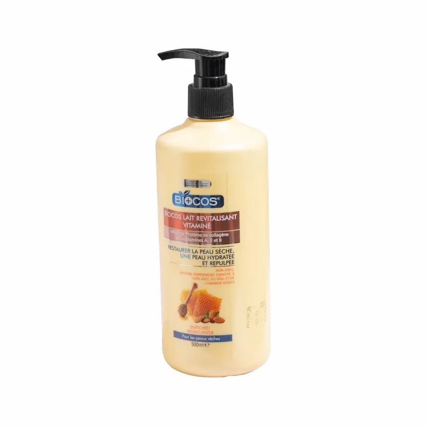 Hydrating Body Lotion With Honey Vitamin E & Sunflower Oil For Dry Skin Reduces Fine Lines