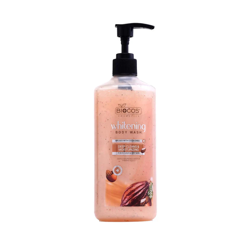 Almond Cocoa Butter Whitening Body Wash With Shea Butter Nourishes Rough & Dry Skin