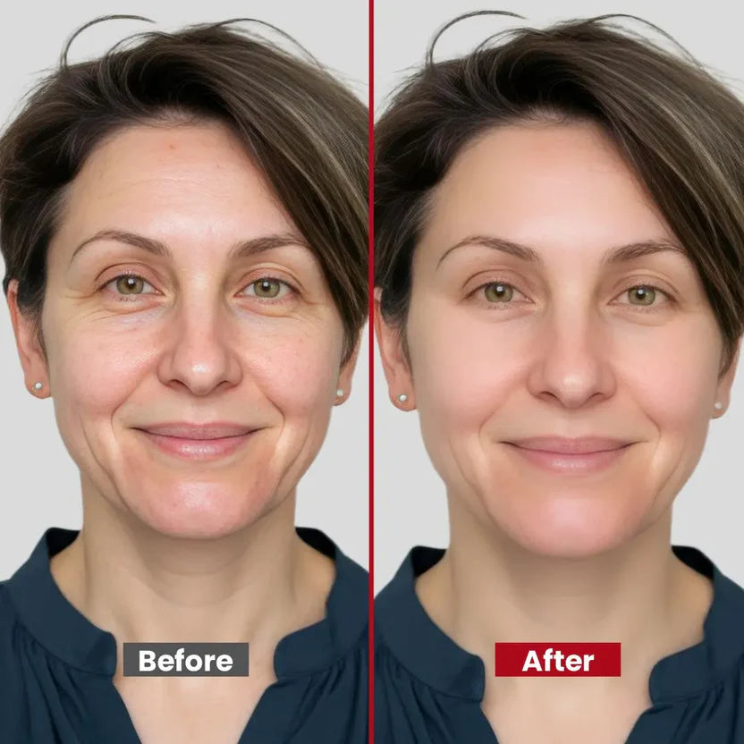 5-in-1 Beauty Pack Organic Brightening Anti-Wrinkle & Reduce Dark Spots Cream Set With Kojic Acid Glutathione Collagen Serum & Arbutin Soap