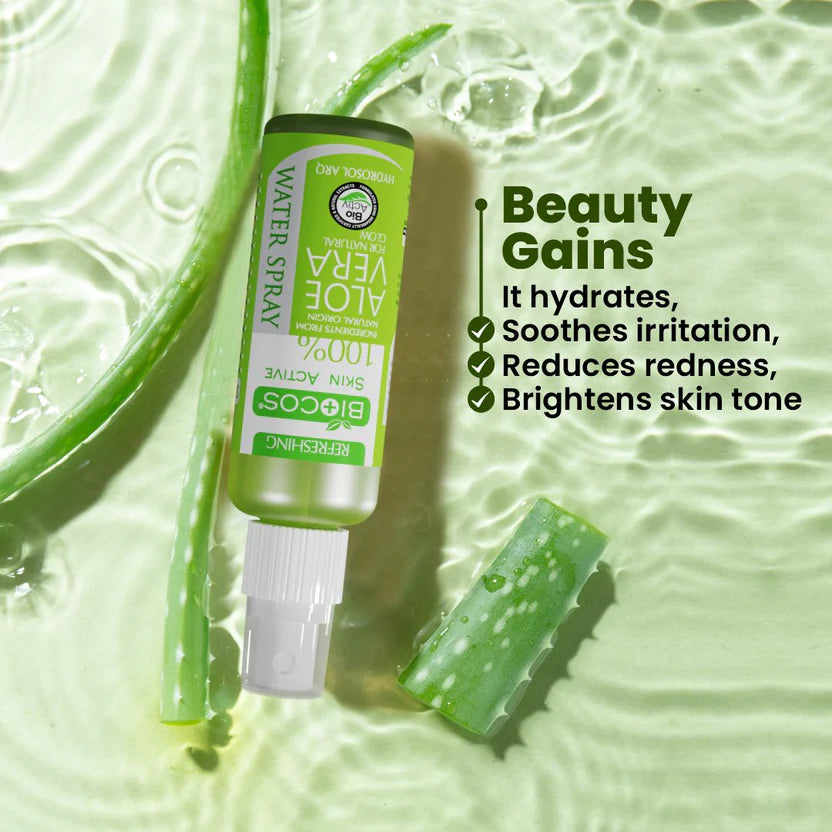 Aloe Vera Hydrating Water Mist Spray Replenishes Dry Skin