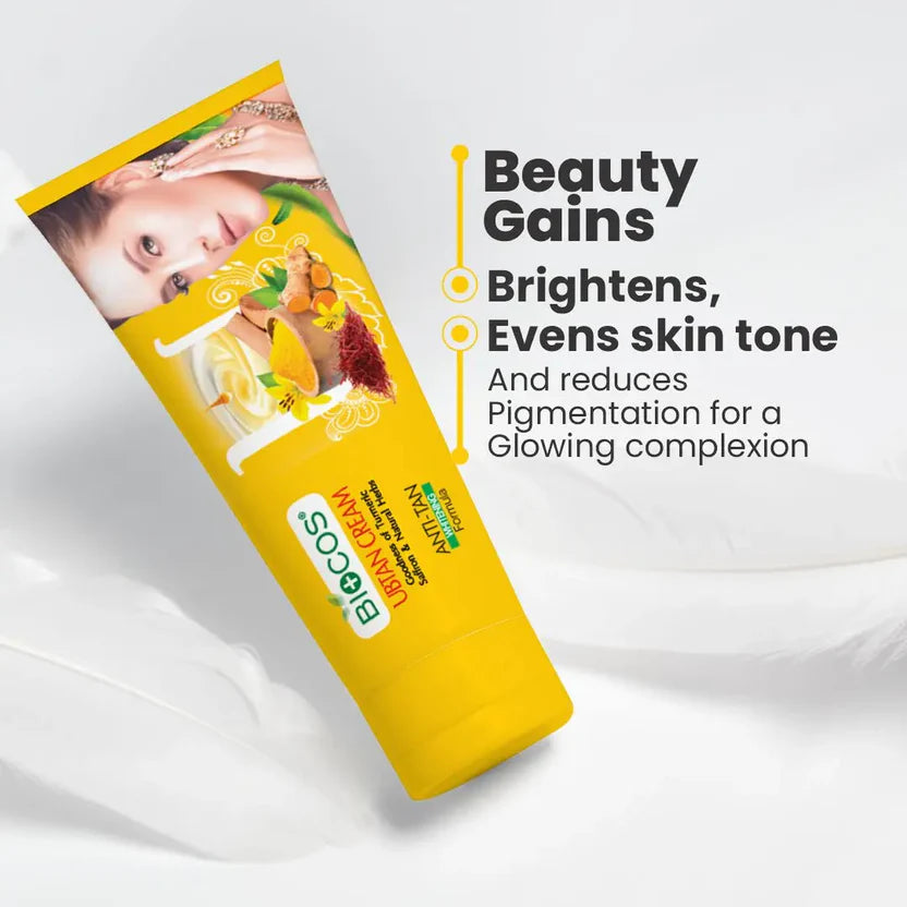 Ubtan Cream For Face & Body Natural Whitening Brightening Glowing Skin