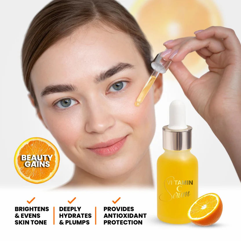 Vitamin C Serum Advanced Hydrating & Brightening Facial Serum With Hyaluronic Acid Anti-Aging Anti-Pigmentation Radiant Complexion
