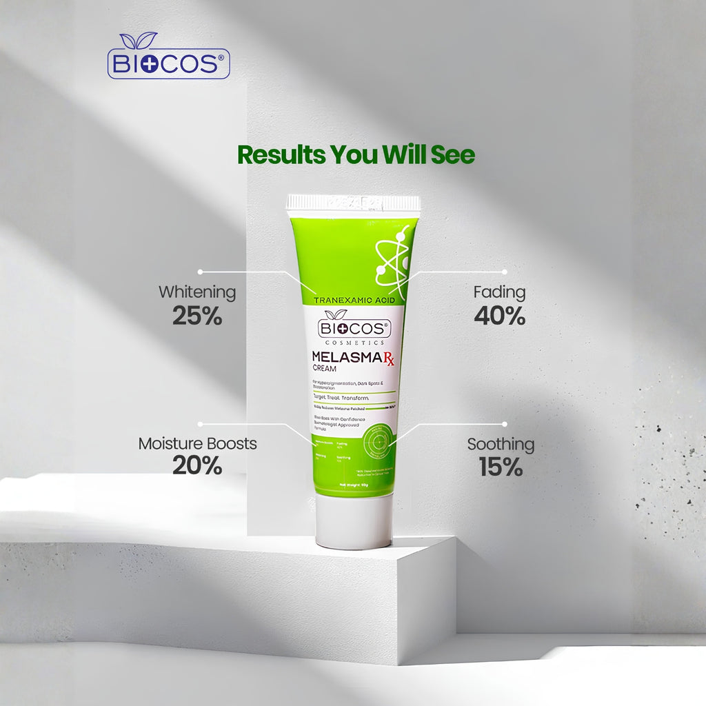 Biocos MelasmaRx Cream 50g brightening skincare cream