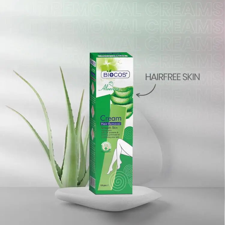 Aloe Vera Hair Removal Cream With Vitamin E Gentle & Soothing Hydrating & Refreshing