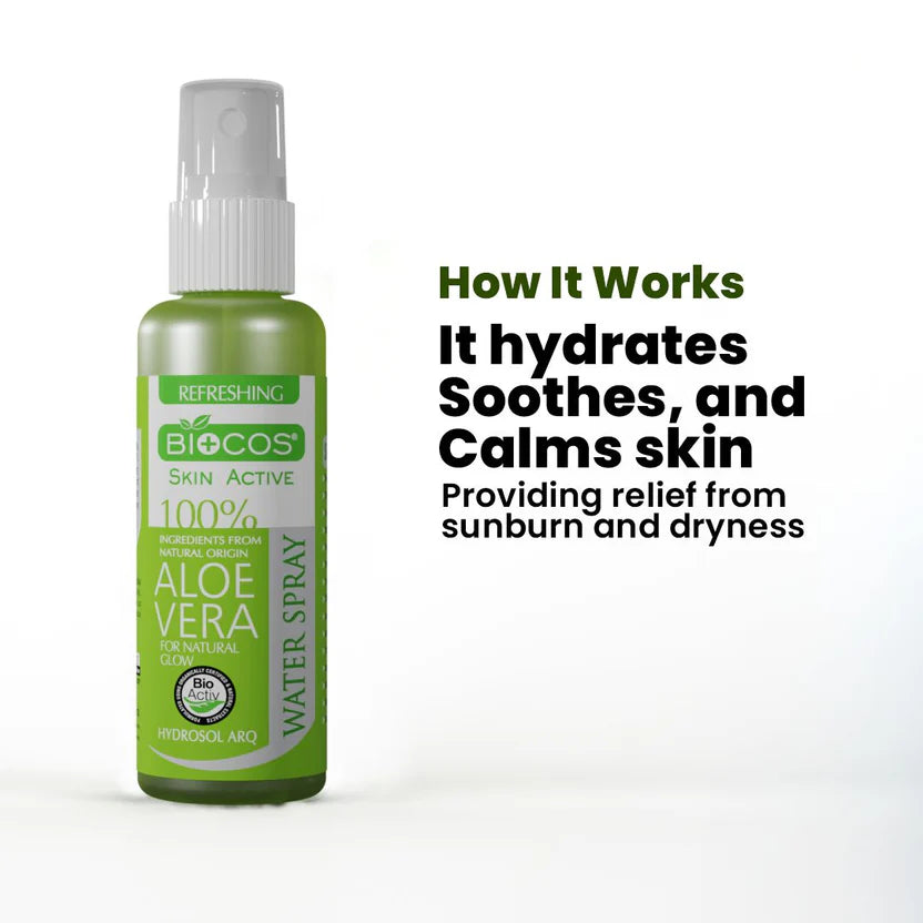 Aloe Vera Hydrating Water Mist Spray Replenishes Dry Skin