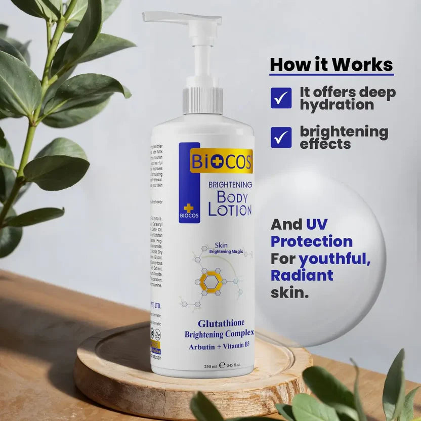 Brightening Body Lotion With Collagen & Glutathione For Deep Hydration Radiant Glow Anti-Aging