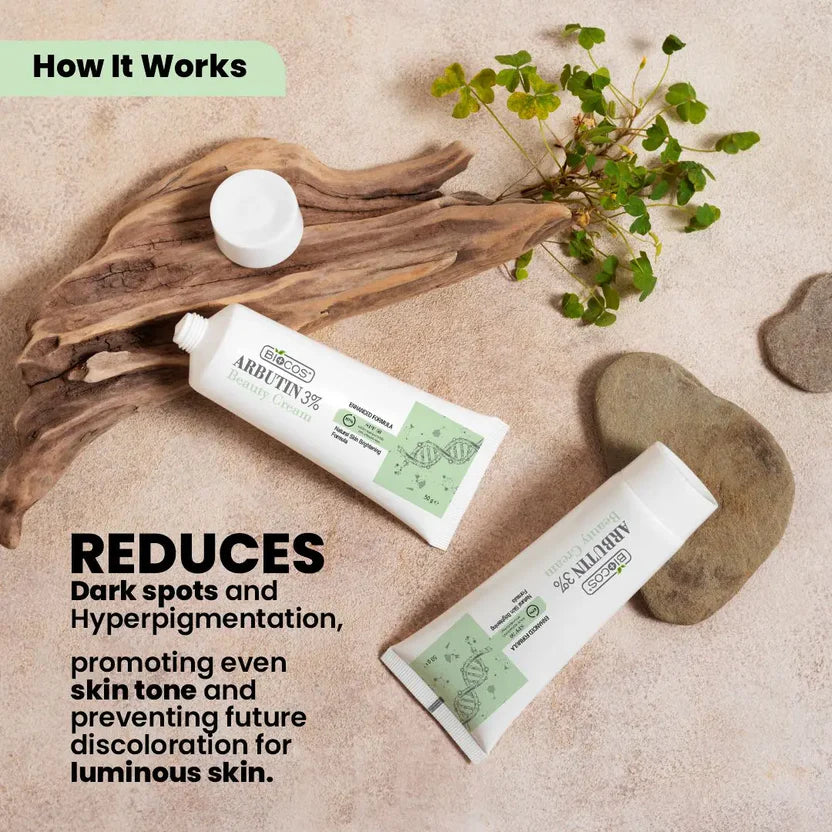 Arbutin Beauty Cream Dark Spot Corrector & Skin Tone Smoothing Cream With Kojic Acid & Vitamin B5