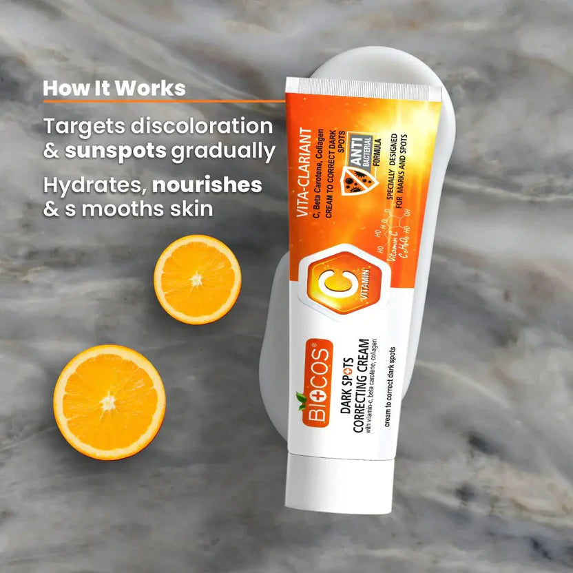 Dark Spot Correcting Face Cream Brightening & Hydrating Formula Fades Dark Spots Pigmentation & Uneven Skin Tone