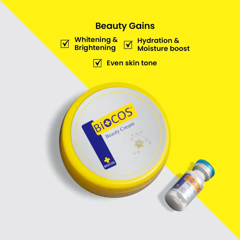 Face Beauty Cream & Serum For Skin Brightening Whitening Pack With Arbutin & Kojic Acid