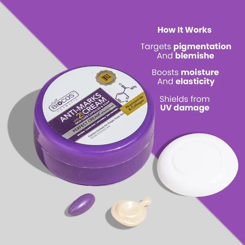 Anti Marks Cream Dark Spot Remover & Acne Spot Treatment With Collagen Brightening & Hydrating for Radiant Skin