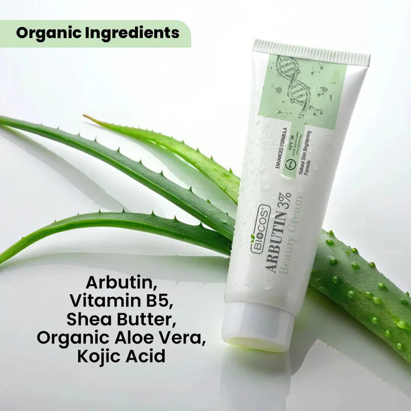 Arbutin Beauty Cream Dark Spot Corrector & Skin Tone Smoothing Cream With Kojic Acid & Vitamin B5