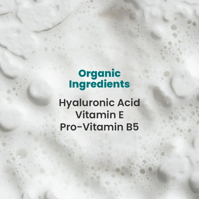 Hyaluronic Acid Face Wash Mousse With Brush Hydrating Cleanser With Aloe Vera Deep Pore Cleansing