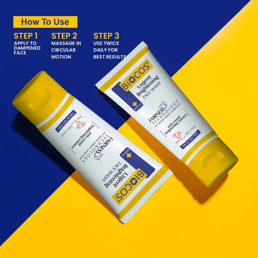 Whitening Face Wash With Milk Extracts & Vitamin E Deep Cleansing Hydrating Formula For Radiant Glowing Skin