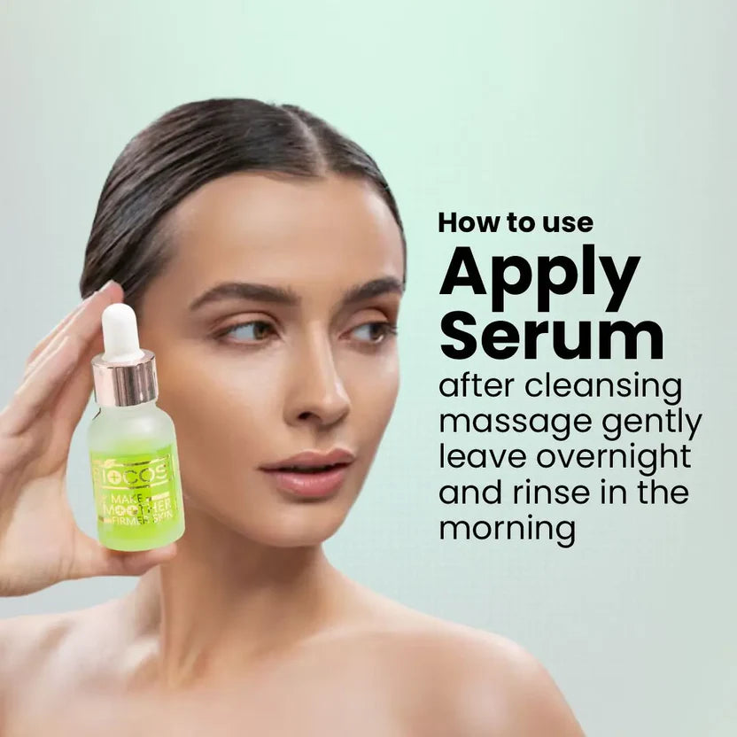 Aloe Vera Face Serum Hydrating & Brightening Skin With Hyaluronic Acid & Green Tea Anti-Acne Anti-Inflammatory