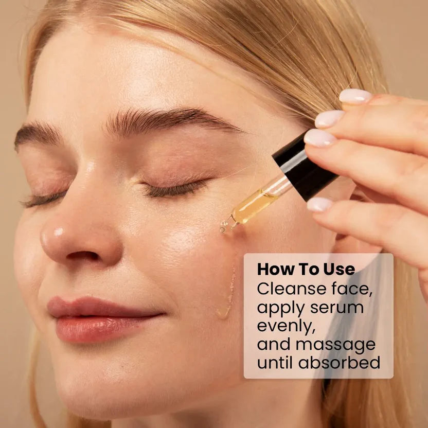 24K Gold Serum Anti-Aging & Whitening With Argan Oils Reduces Wrinkles & Prevents Premature Aging