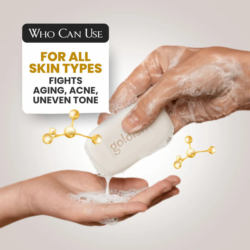 Goldish Beauty Soap With Papaya Extract & Glutathione