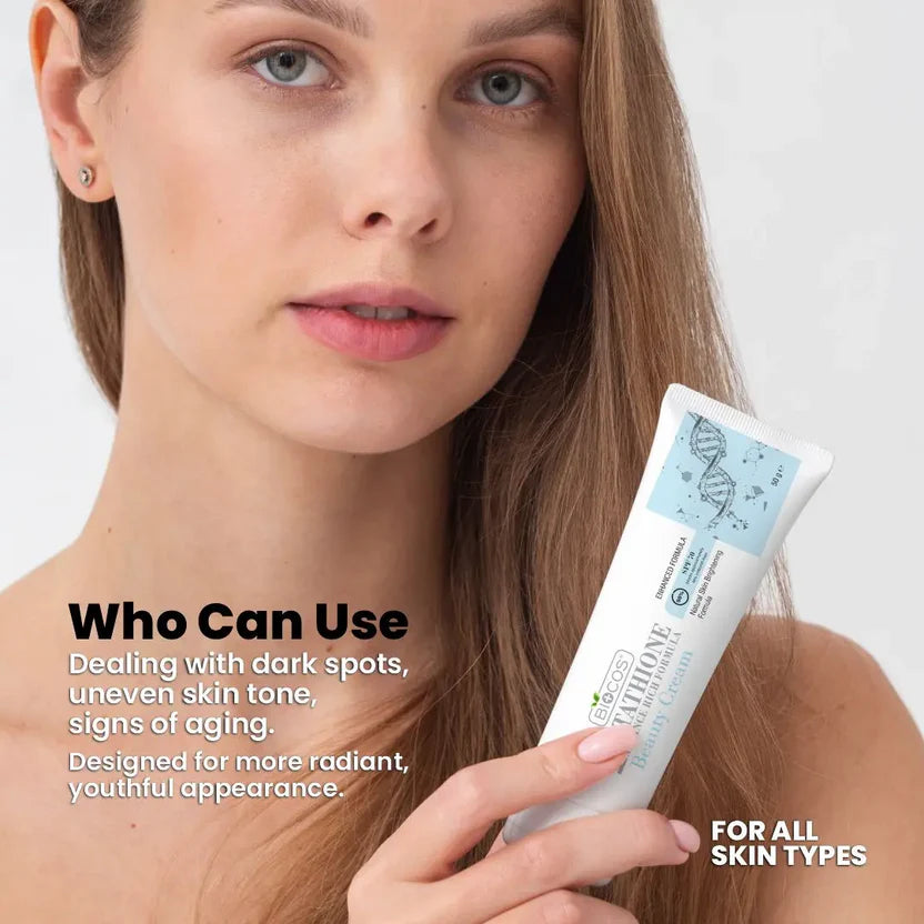 Glutathione Beauty Face Cream Brighten Skin With Aloe Vera & Hyaluronic Acid