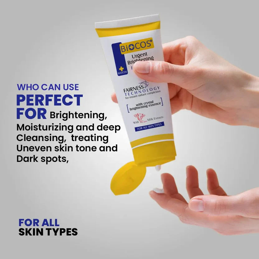 Whitening Face Wash With Milk Extracts & Vitamin E Deep Cleansing Hydrating Formula For Radiant Glowing Skin