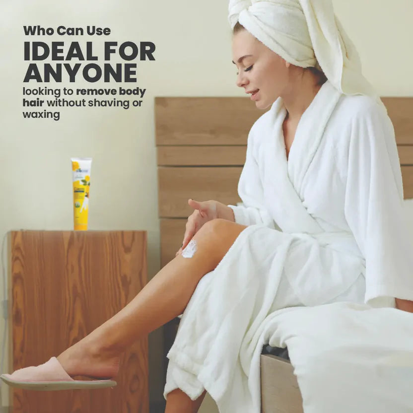 Lemon Hair Removal Cream With Vitamin E Moisturising Formula