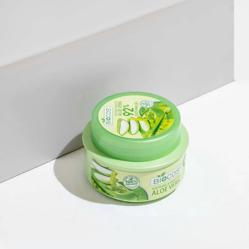 Aloe Vera Soothing Gel Hydrates & Calms Irritated Skin Instant Holiday Summer Sunburn Relief