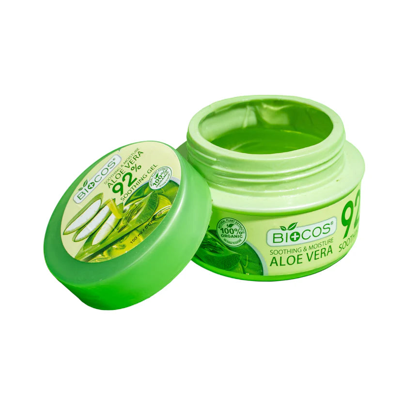 Aloe Vera Soothing Gel Hydrates & Calms Irritated Skin Instant Holiday Summer Sunburn Relief