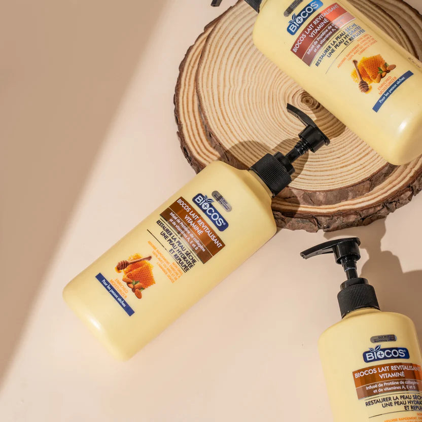 Hydrating Body Lotion With Honey Vitamin E & Sunflower Oil For Dry Skin Reduces Fine Lines