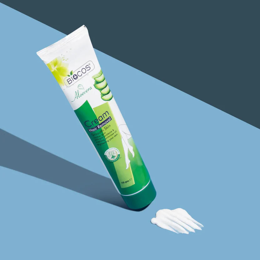 Aloe Vera Hair Removal Cream With Vitamin E Gentle & Soothing Hydrating & Refreshing