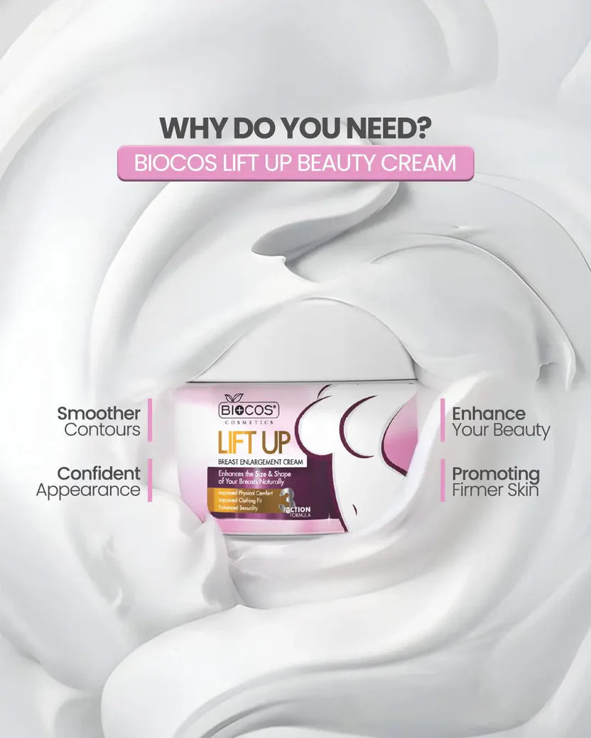 Lift Up Breast Enlargement Cream Natural Firming & Lifting Formula With Shea Butter & Almond Oil