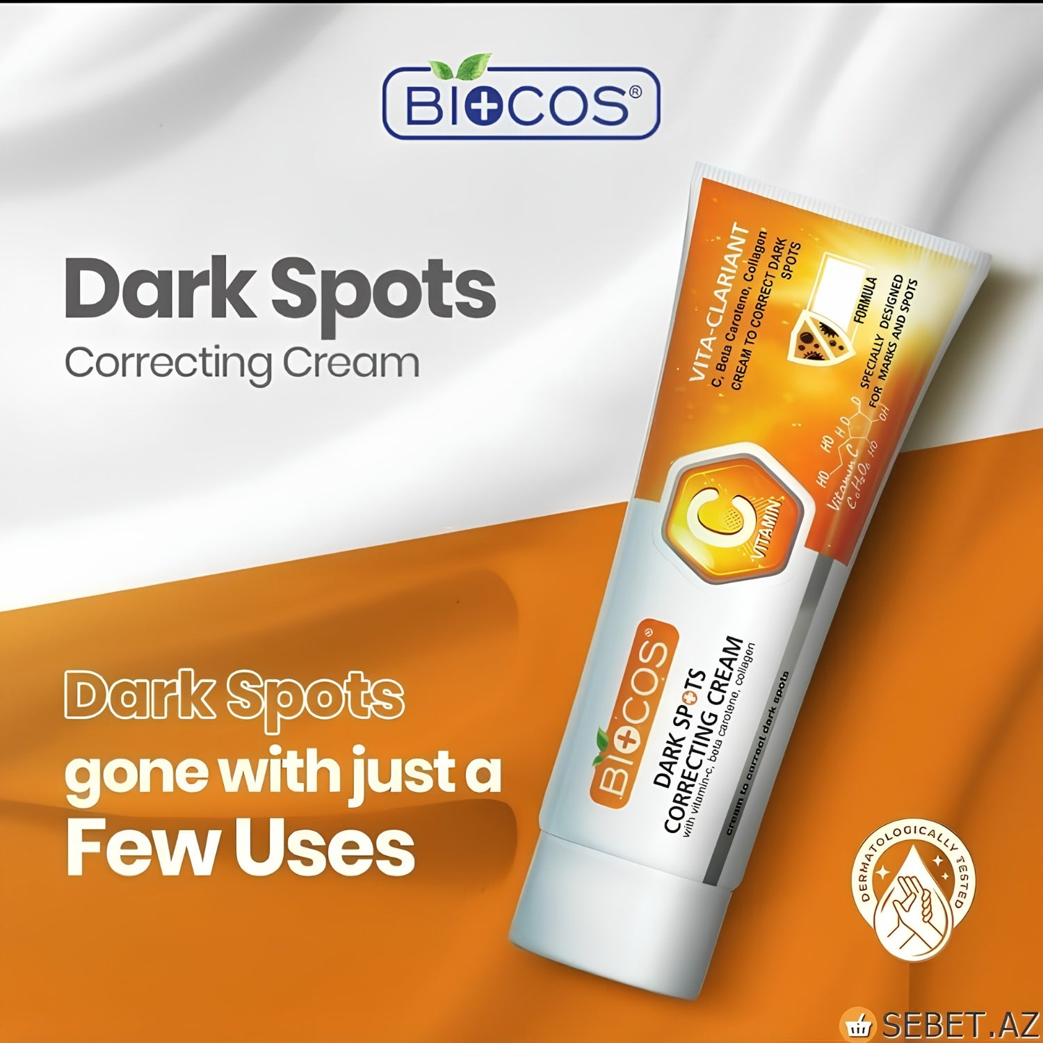 BIOCOS Dark Spots Correcting Cream - Dark spots gone with just a few uses