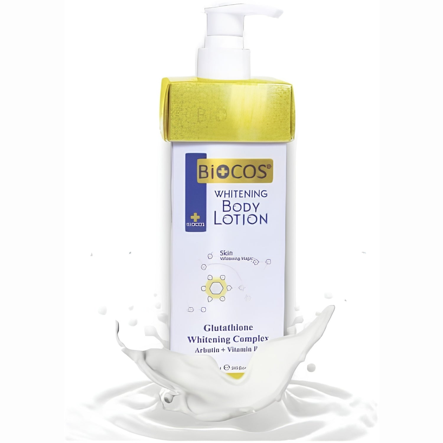 BIOCOS Whitening Body Lotion with milk splash
