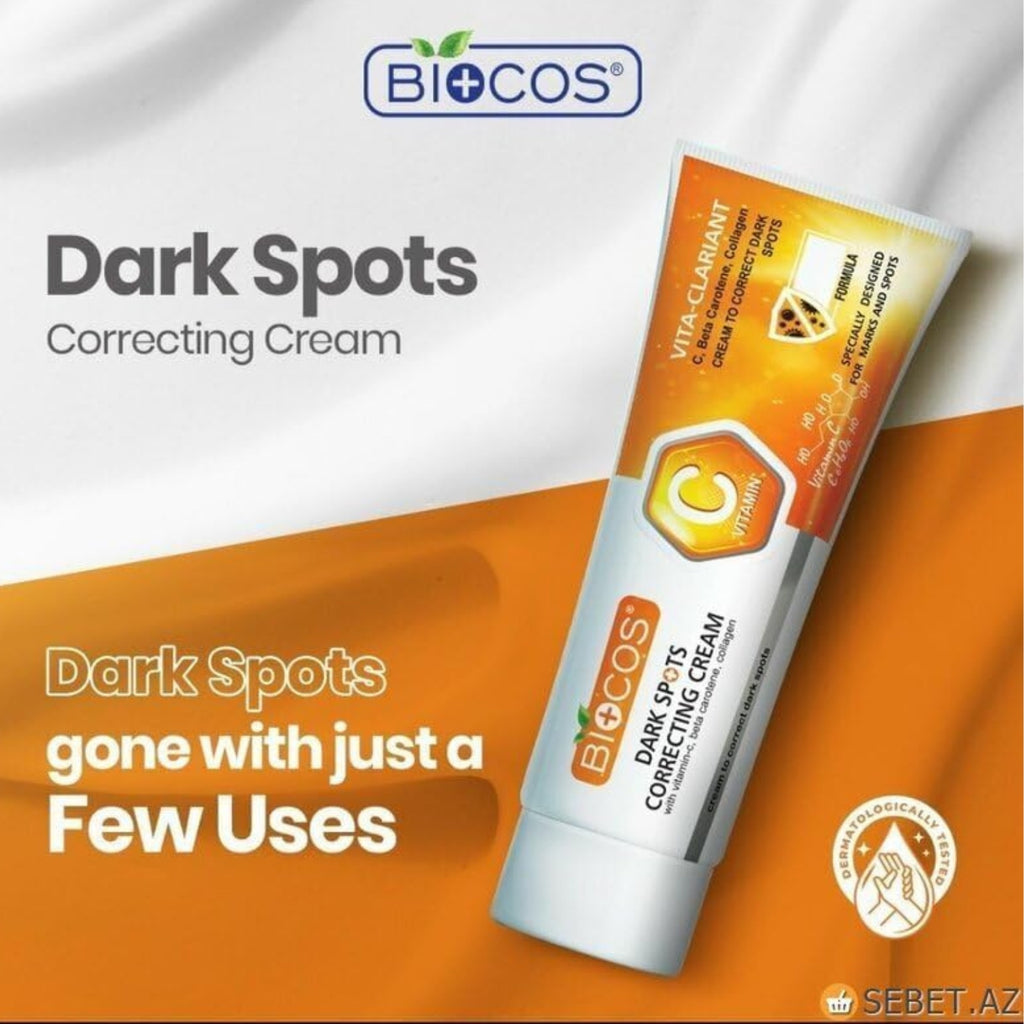 Biocos Vitamin C cream with hyaluronic acid and botanical extracts