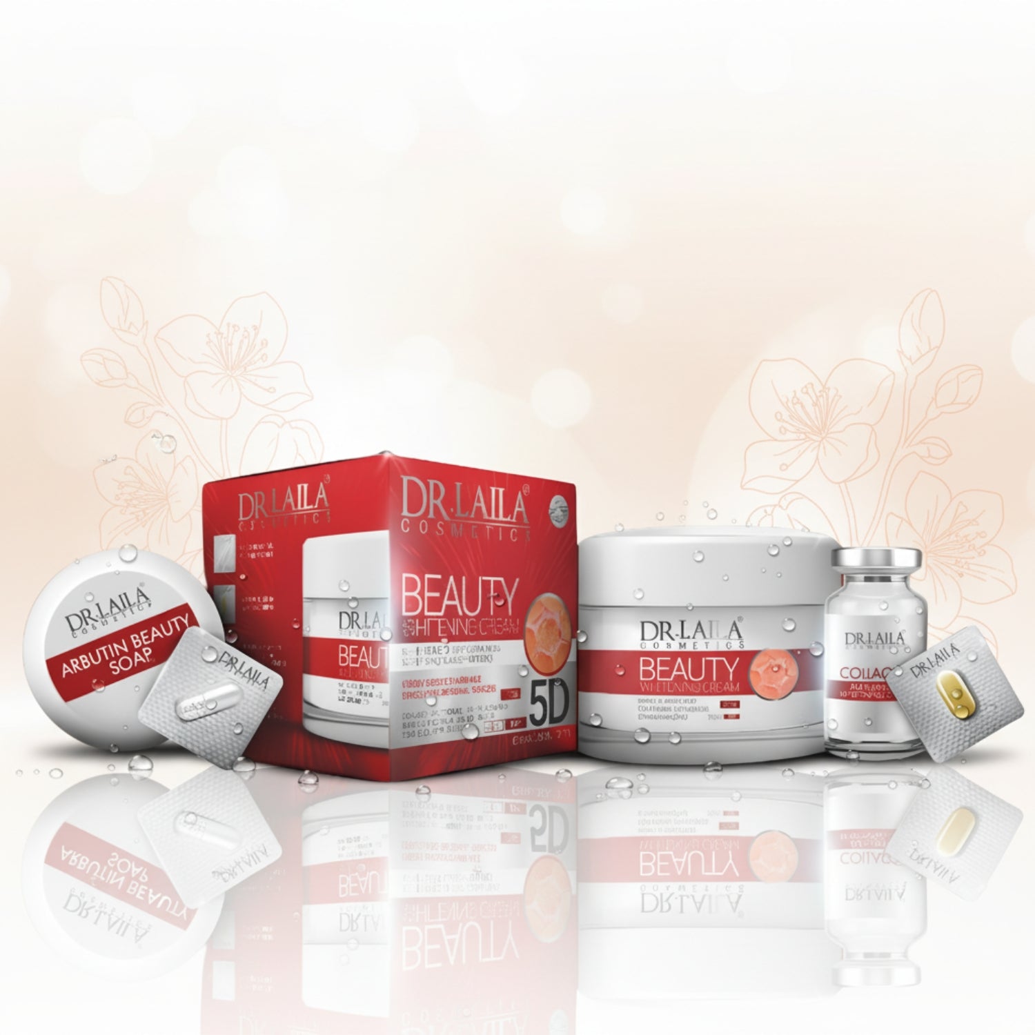 Dr Laila Beauty Cream With Serum Soap – Reduce Wrinkles, Deep Cleansing & Moisturising