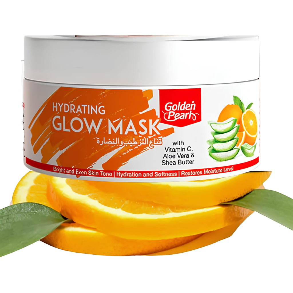 Golden Pearl Hydrating Glow Mask with Vitamin C, Aloe Vera & Shea Butter